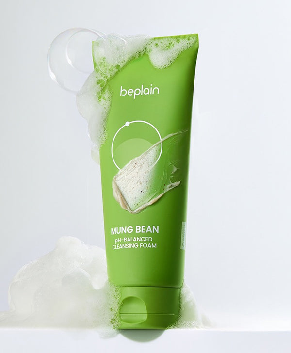 Limpiadora Coreana Suave pH Balanceado para Piel Sensible – Beplain Mung Bean Cleansing Foam