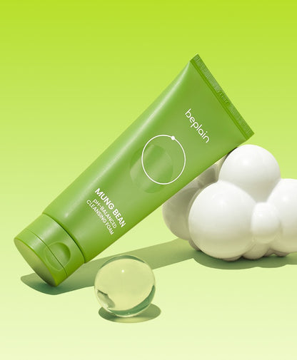 Limpiadora Coreana Suave pH Balanceado para Piel Sensible – Beplain Mung Bean Cleansing Foam