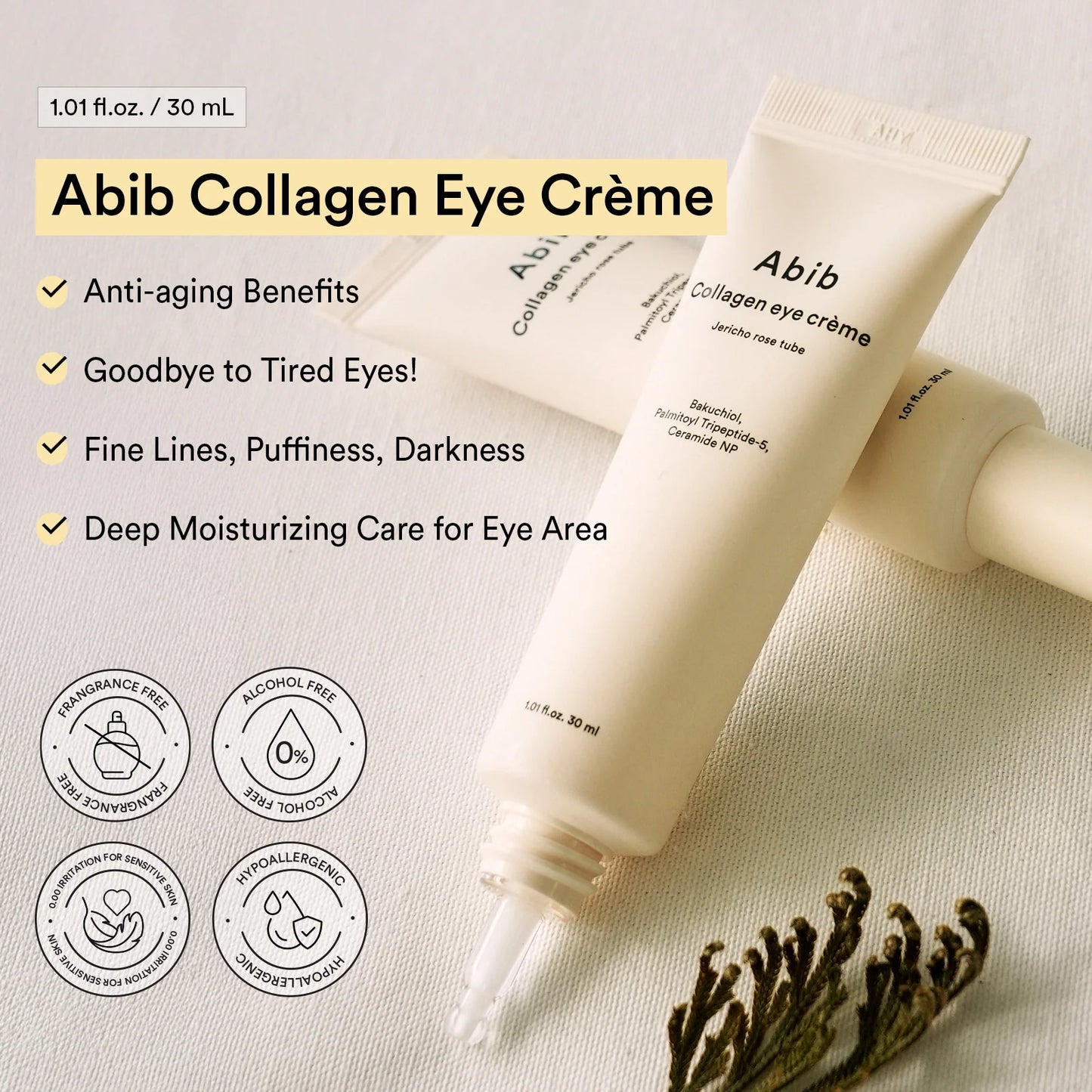 Abib Collagen eye creme Jericho Rose