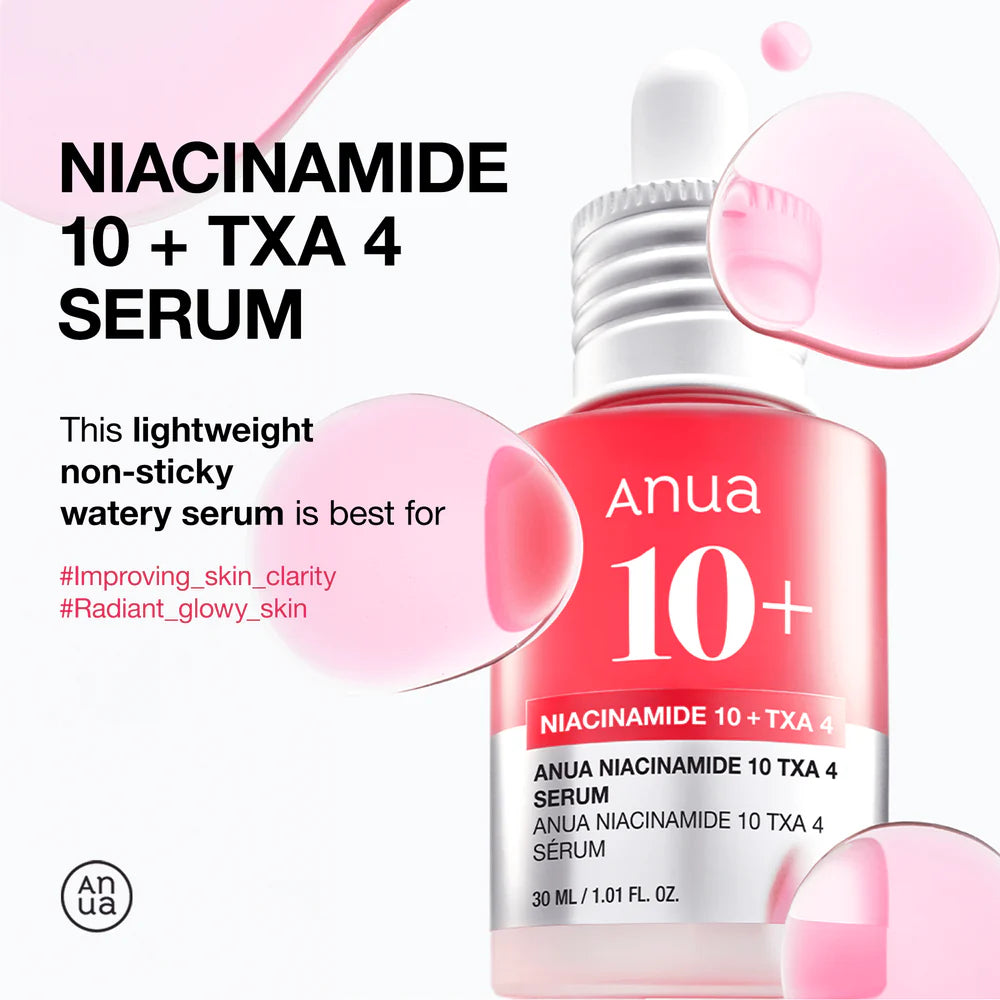 Anua Niacinamide 10% + TXA 4% (Set of 2 x 30mL each)