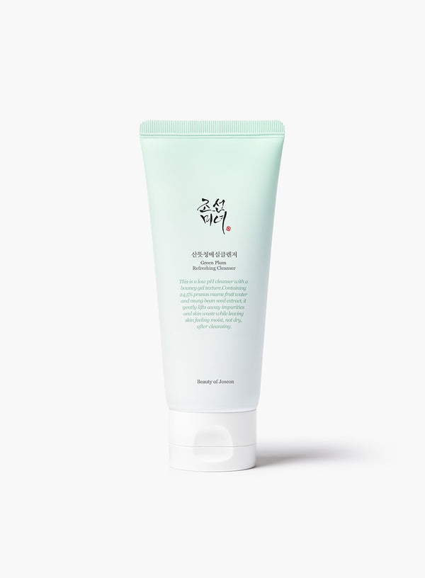 Limpiadora coreana suave para piel mixta, grasa y sensible – Beauty of Joseon Green Plum